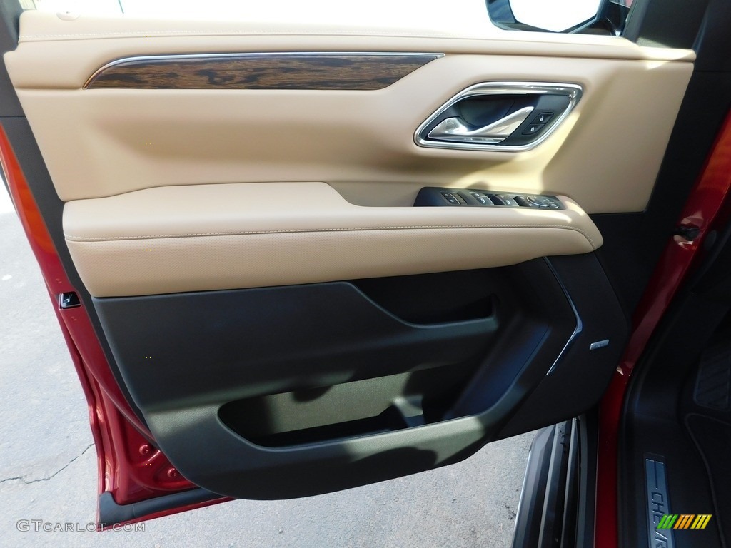 2023 Chevrolet Tahoe Premier 4WD Jet Black/Maple Sugar Door Panel Photo #145599806
