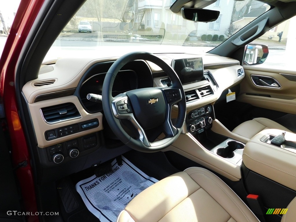 Jet Black/Maple Sugar Interior 2023 Chevrolet Tahoe Premier 4WD Photo #145599872