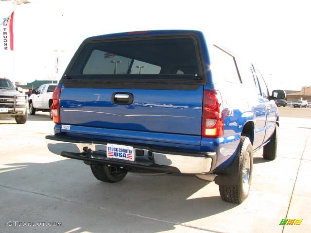 2003 Silverado 1500 LS Regular Cab 4x4 - Arrival Blue Metallic / Dark Charcoal photo #5