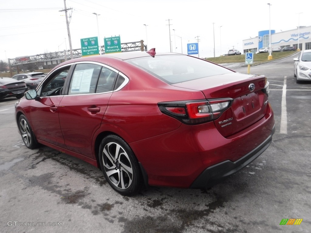 2020 Legacy 2.5i Limited - Crimson Red Pearl / Slate Black photo #8