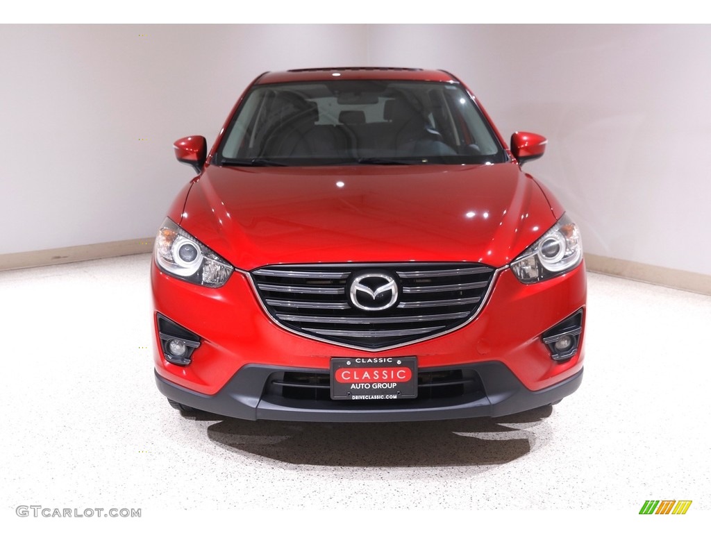 2016 CX-5 Grand Touring AWD - Soul Red Metallic / Black photo #2