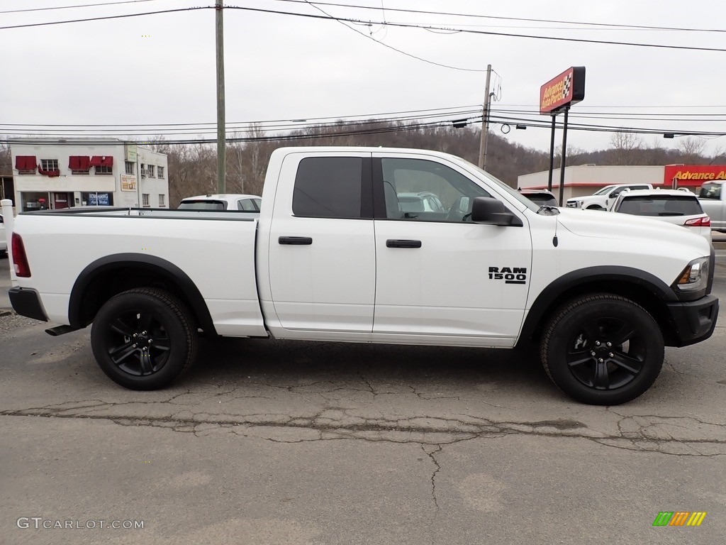 Bright White 2022 Ram 1500 Classic Quad Cab 4x4 Exterior Photo #145600478