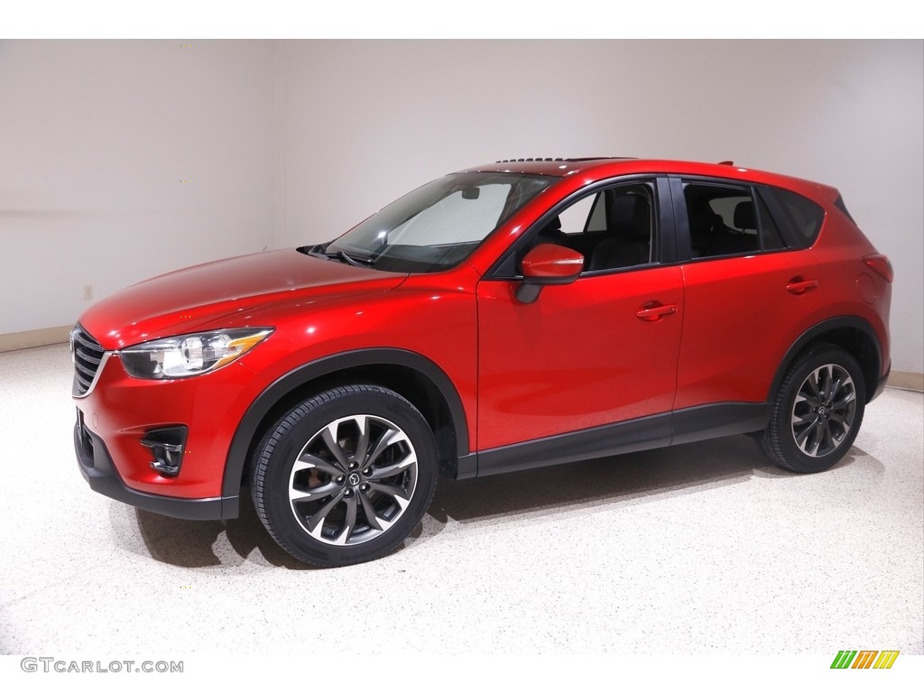 2016 CX-5 Grand Touring AWD - Soul Red Metallic / Black photo #3