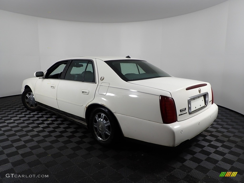 2003 DeVille Sedan - White Diamond / Midnight Blue photo #4