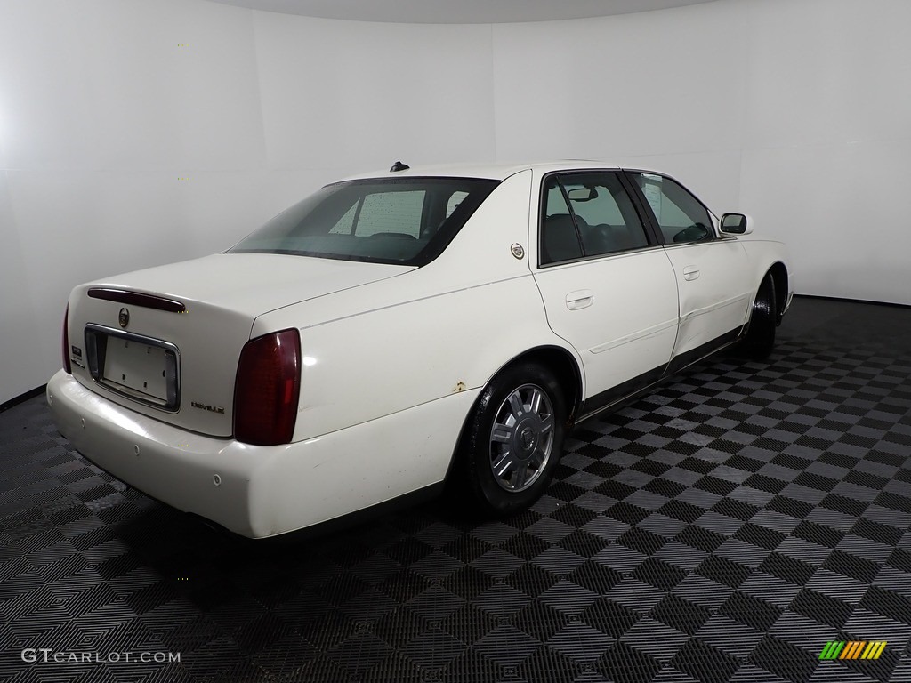 2003 DeVille Sedan - White Diamond / Midnight Blue photo #7