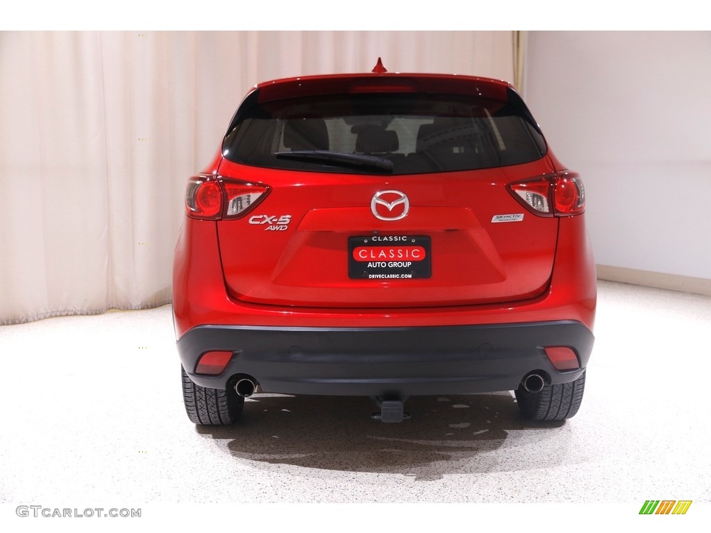 2016 CX-5 Grand Touring AWD - Soul Red Metallic / Black photo #18