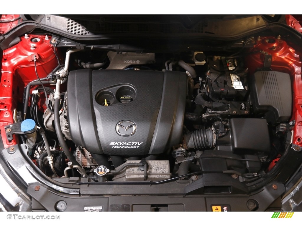 2016 CX-5 Grand Touring AWD - Soul Red Metallic / Black photo #19