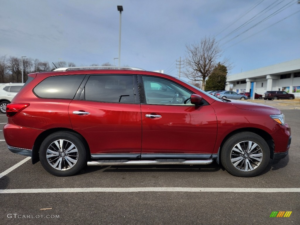 2017 Pathfinder SL 4x4 - Cayenne Red / Almond photo #4