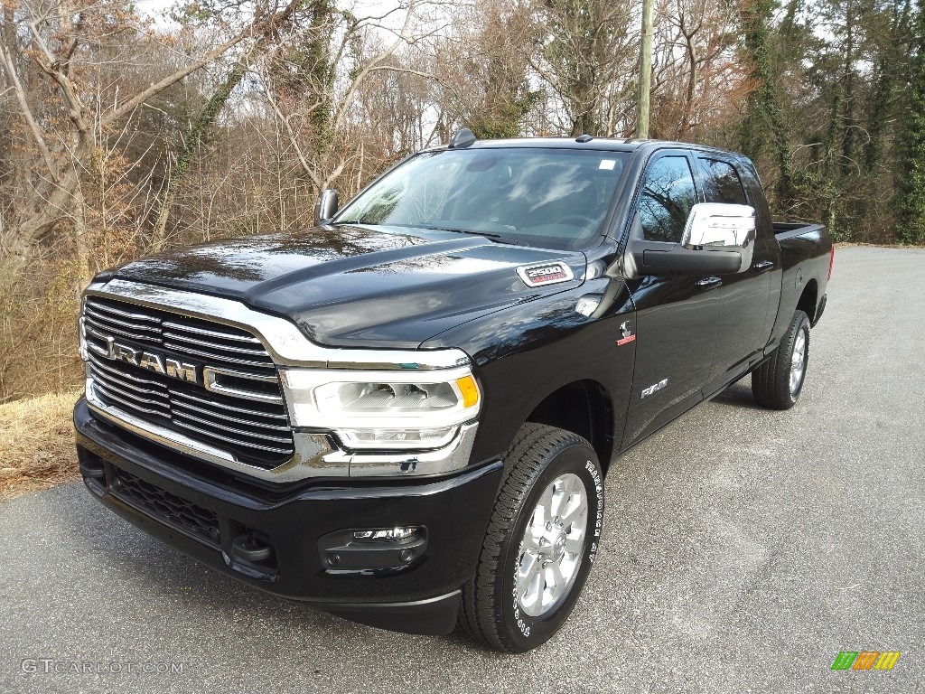 Diamond Black Crystal Pearl 2023 Ram 2500 Laramie Mega Cab 4x4 Exterior Photo #145601114