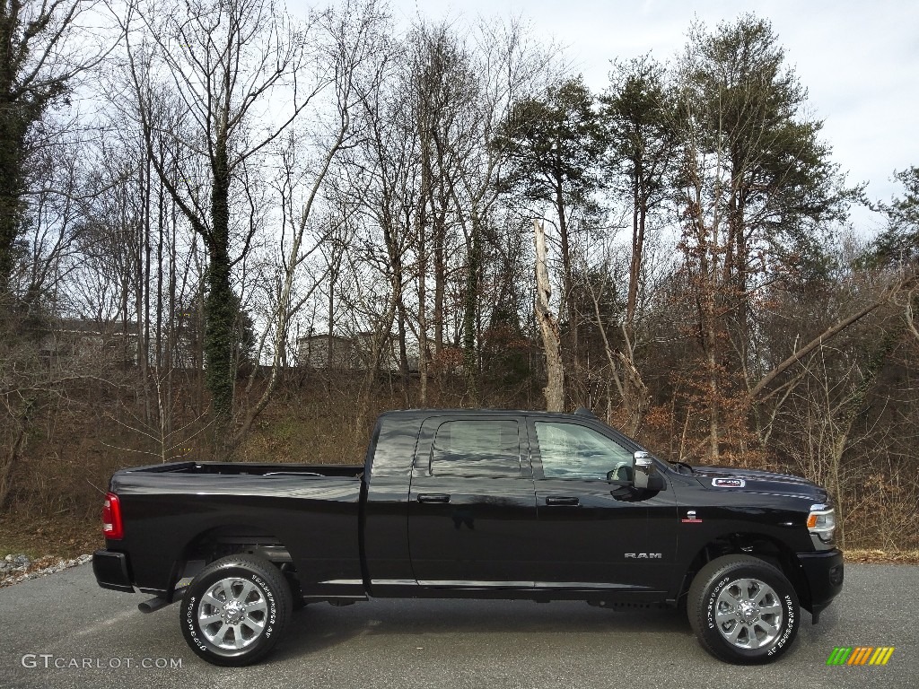 Diamond Black Crystal Pearl 2023 Ram 2500 Laramie Mega Cab 4x4 Exterior Photo #145601204