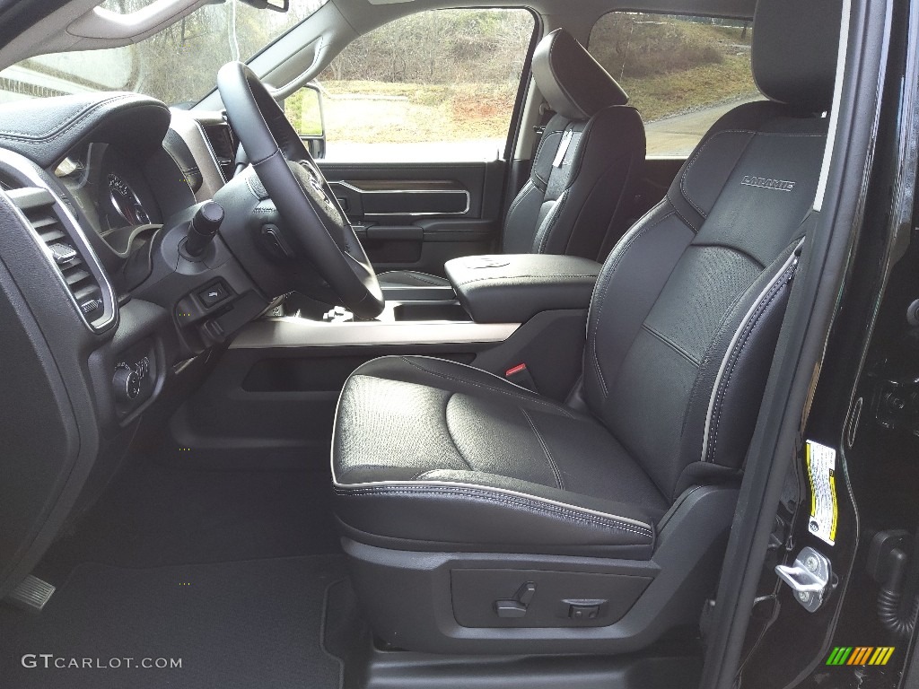 Black Interior 2023 Ram 2500 Laramie Mega Cab 4x4 Photo #145601351