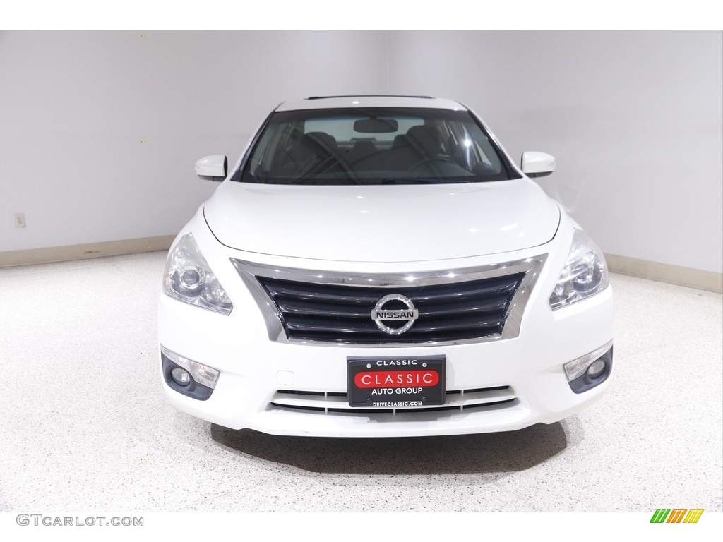 2013 Altima 2.5 SV - Pearl White / Charcoal photo #2