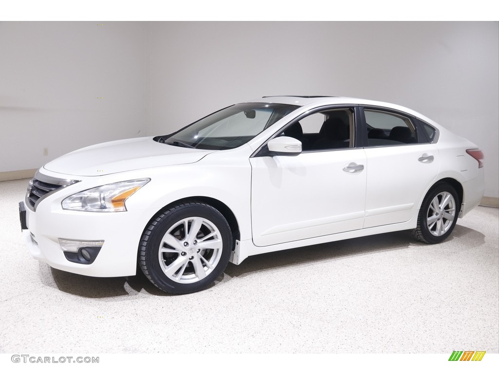 2013 Altima 2.5 SV - Pearl White / Charcoal photo #3