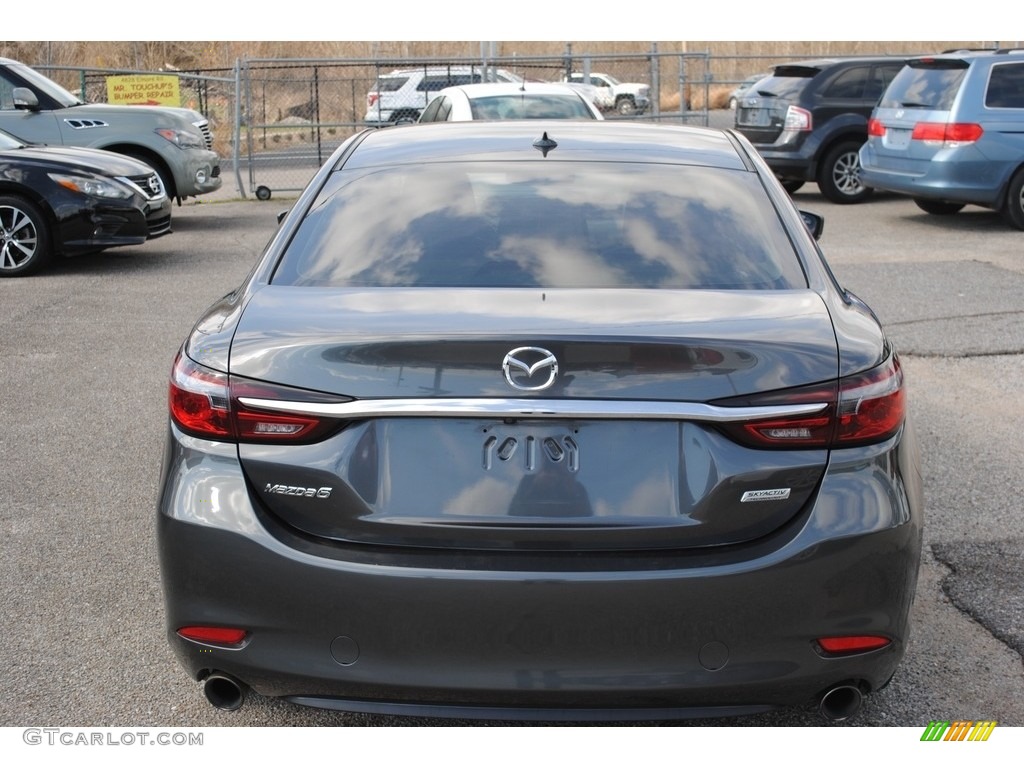 2018 Mazda6 Grand Touring - Machine Gray Metallic / Black photo #4
