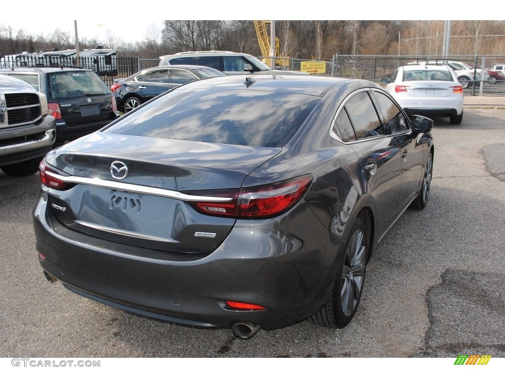 2018 Mazda6 Grand Touring - Machine Gray Metallic / Black photo #5