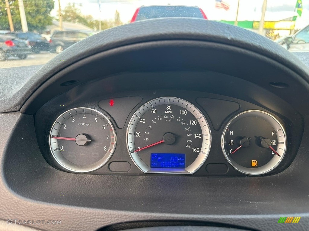 2010 Sonata GLS - Medium Silver Blue / Gray photo #13