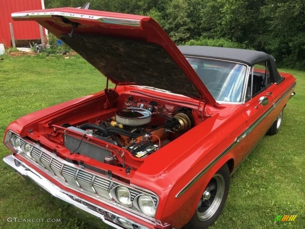 1964 Plymouth Sport Fury Convertible 426 cid OHV 16-Valve V8 Engine Photo #145602086