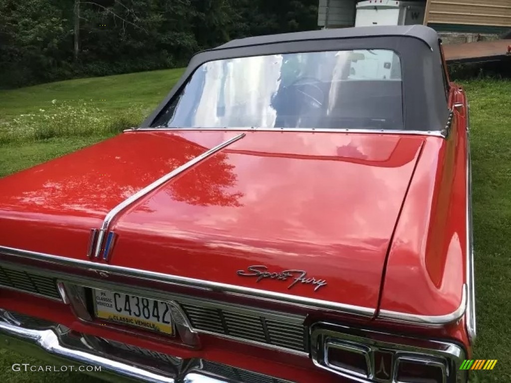 1964 Plymouth Sport Fury Convertible Marks and Logos Photo #145602194