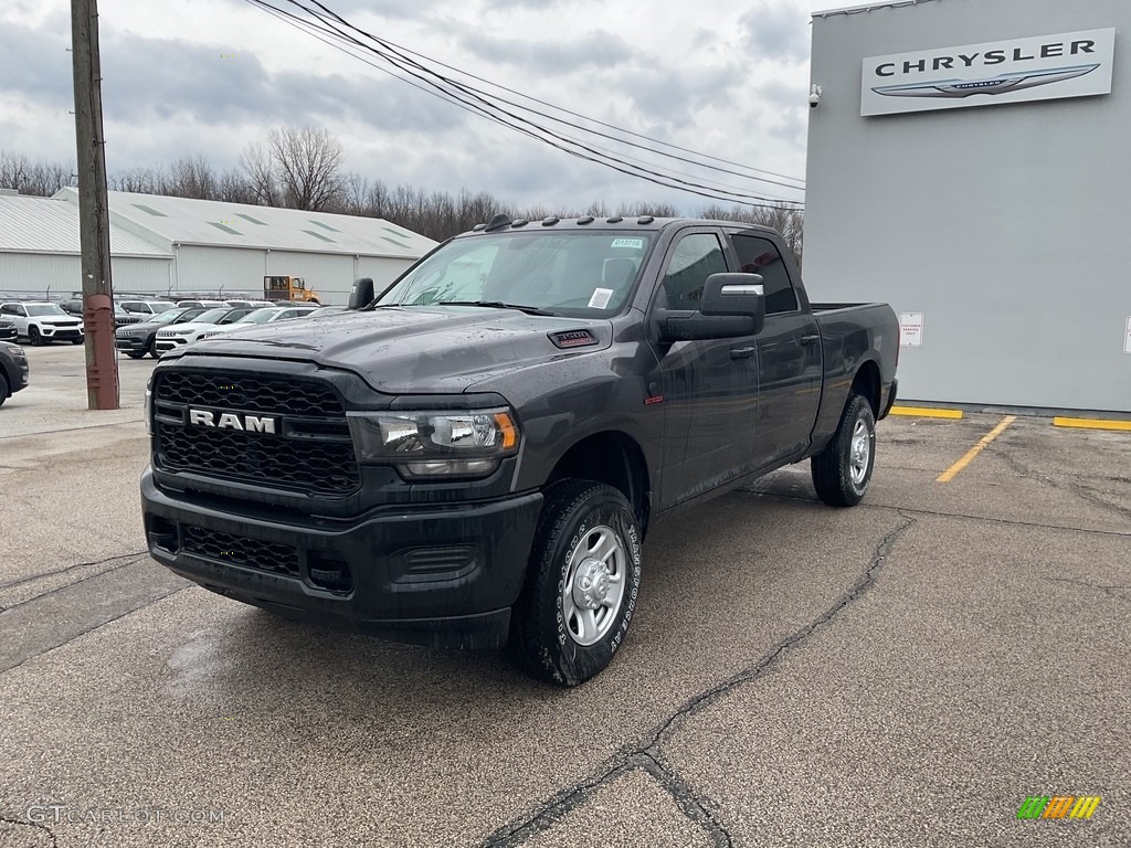 Granite Crystal Metallic 2023 Ram 3500 Tradesman Crew Cab 4x4 Exterior Photo #145602239