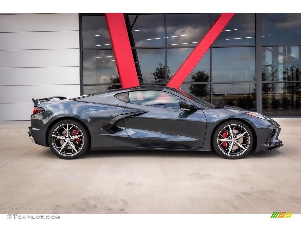 Shadow Gray Metallic 2020 Chevrolet Corvette Stingray Coupe Exterior Photo #145602455
