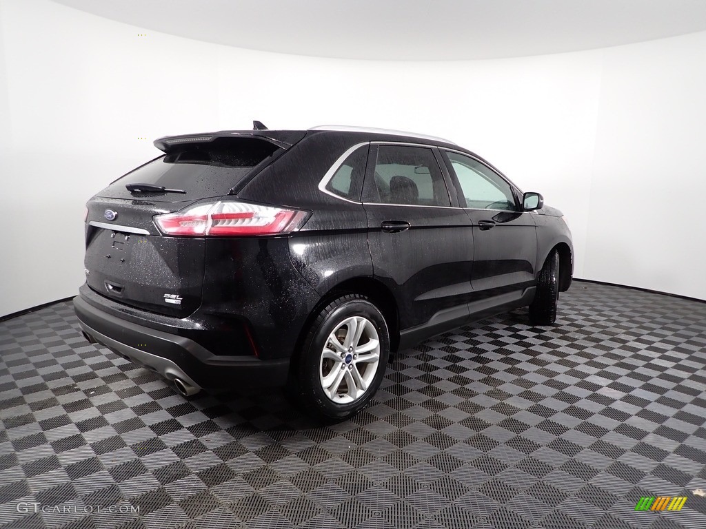 2019 Edge SEL AWD - Agate Black / Ebony photo #11