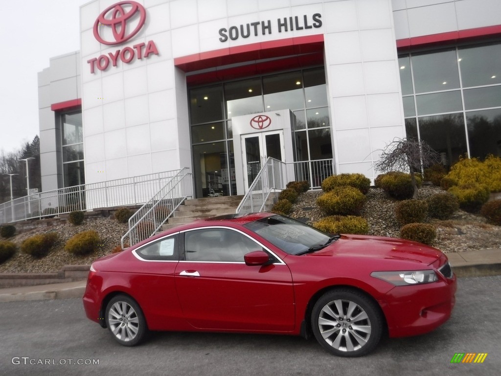 2010 Accord EX-L V6 Coupe - San Marino Red / Ivory photo #2