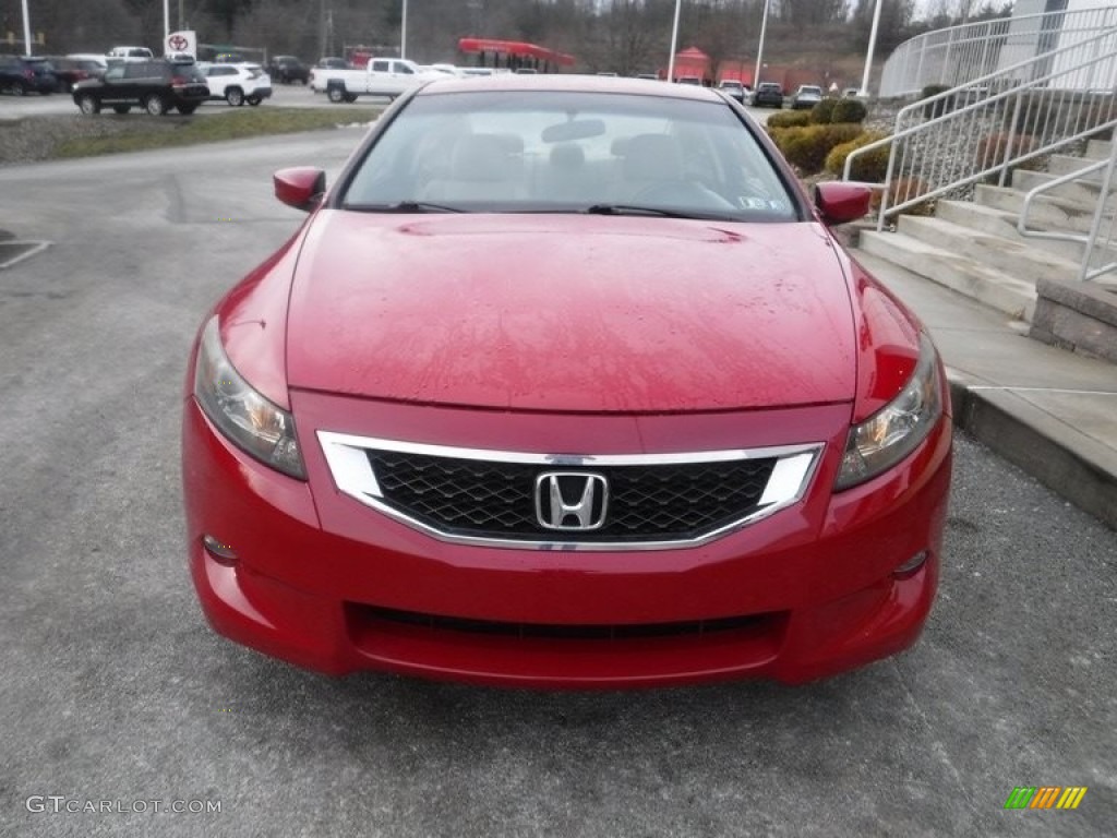 2010 Accord EX-L V6 Coupe - San Marino Red / Ivory photo #9