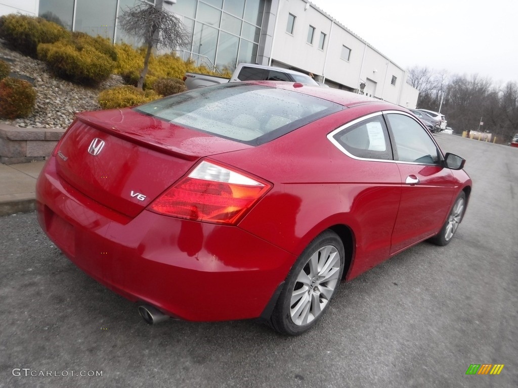 2010 Accord EX-L V6 Coupe - San Marino Red / Ivory photo #15