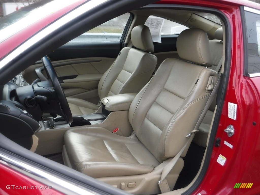 2010 Accord EX-L V6 Coupe - San Marino Red / Ivory photo #19