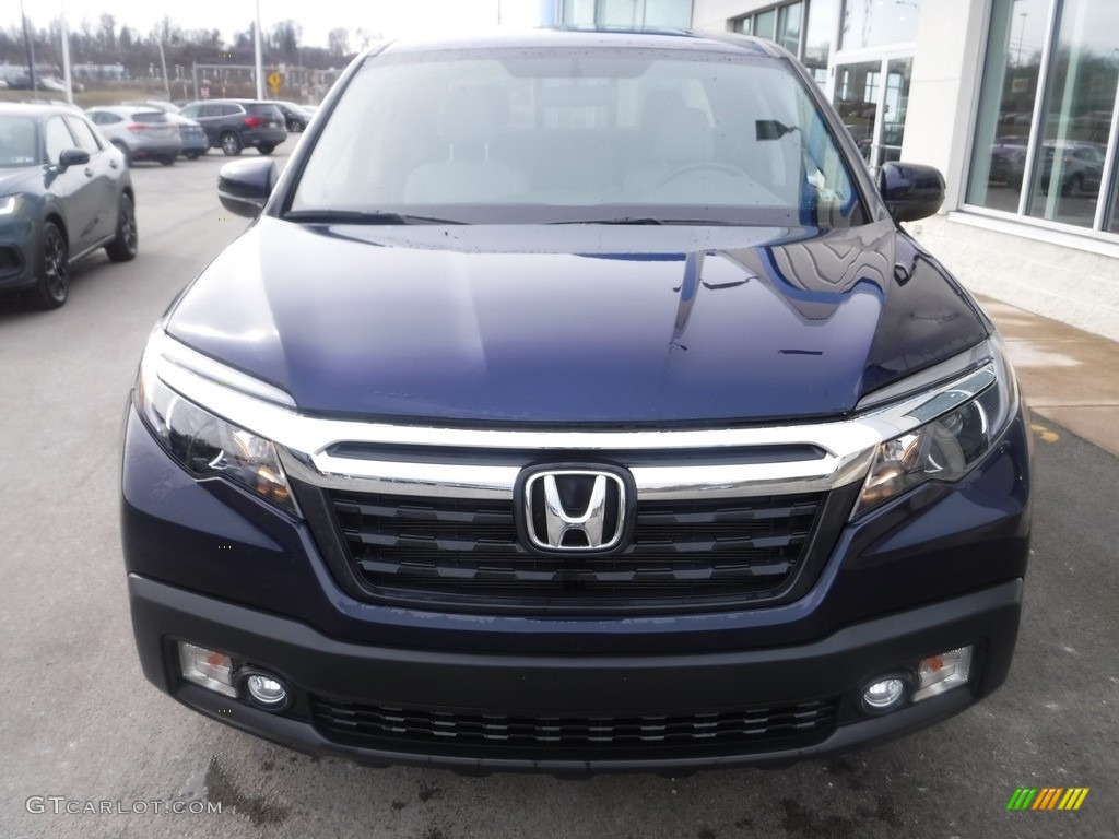 2019 Ridgeline RTL AWD - Obsidian Blue Pearl / Gray photo #5