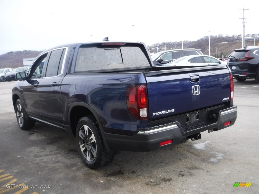 2019 Ridgeline RTL AWD - Obsidian Blue Pearl / Gray photo #8
