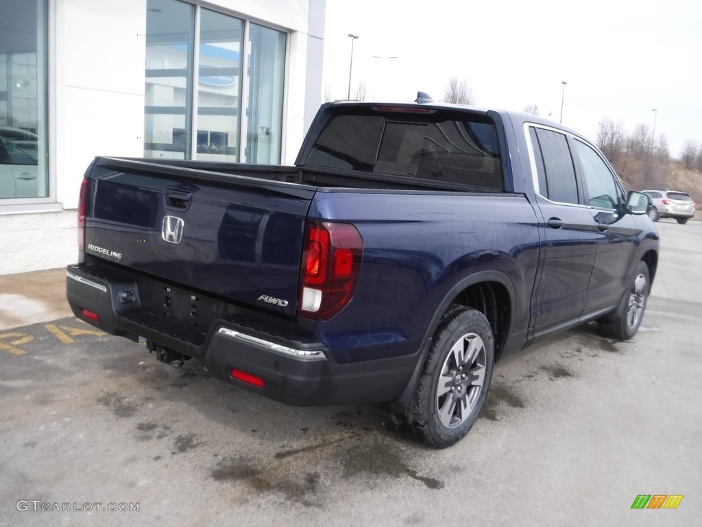 2019 Ridgeline RTL AWD - Obsidian Blue Pearl / Gray photo #10
