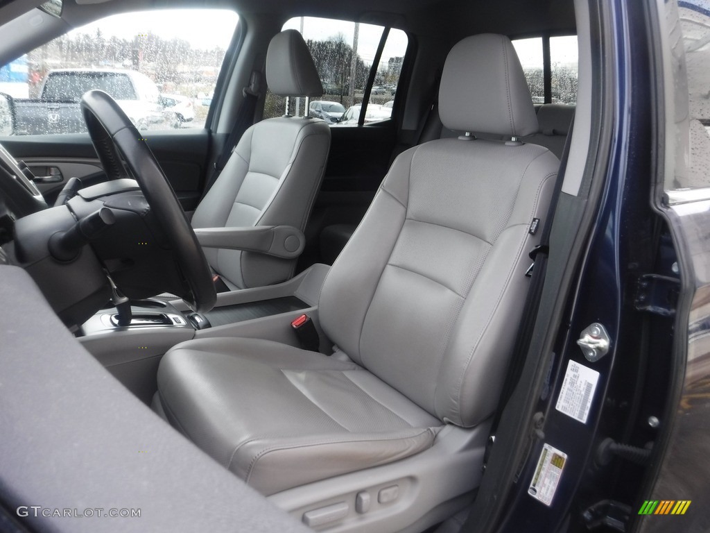 2019 Ridgeline RTL AWD - Obsidian Blue Pearl / Gray photo #16