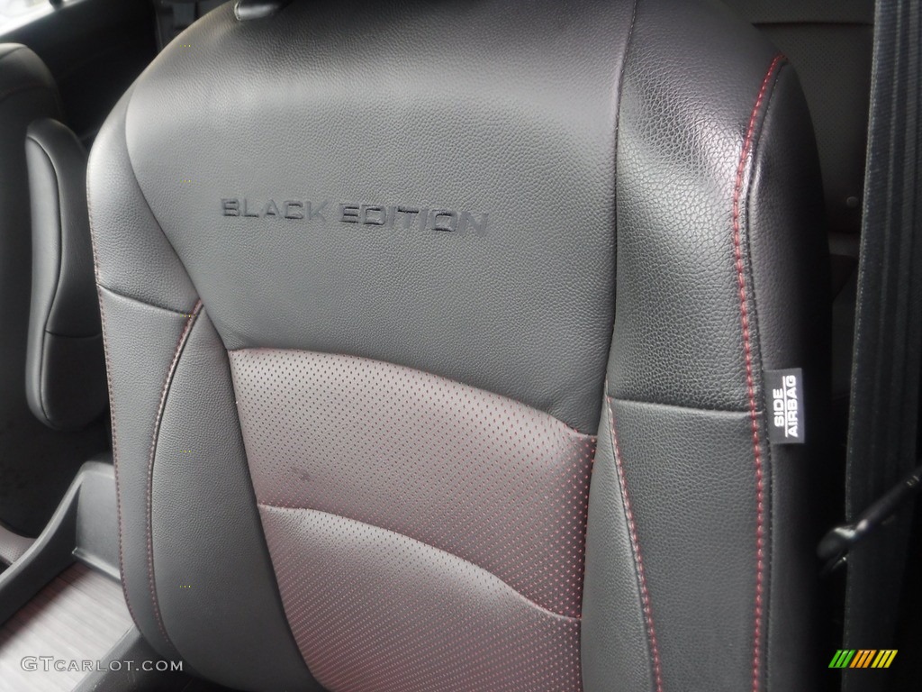 2019 Ridgeline Black Edition AWD - Crystal Black Pearl / Black/Red photo #20