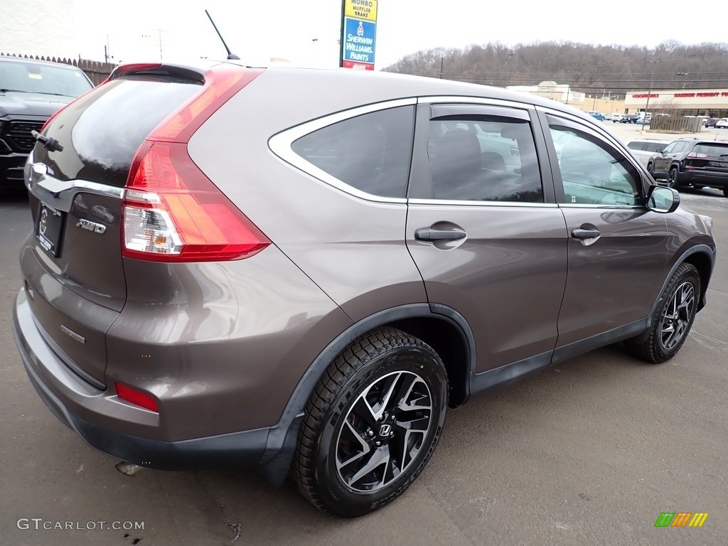 2016 CR-V SE AWD - Urban Titanium Metallic / Black photo #6