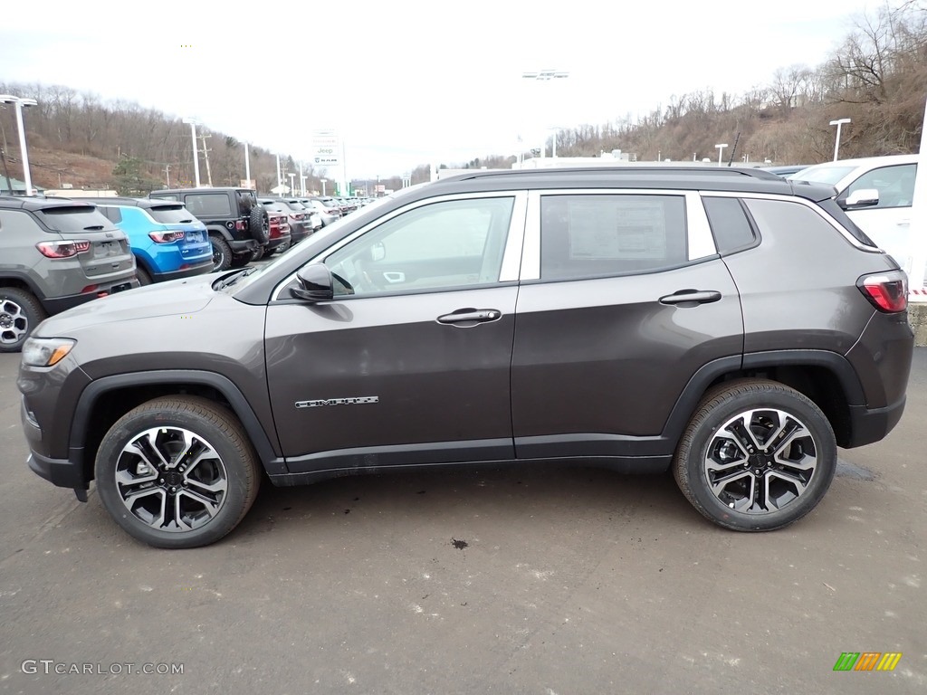 Granite Crystal Metallic 2022 Jeep Compass Limited 4x4 Exterior Photo #145604357