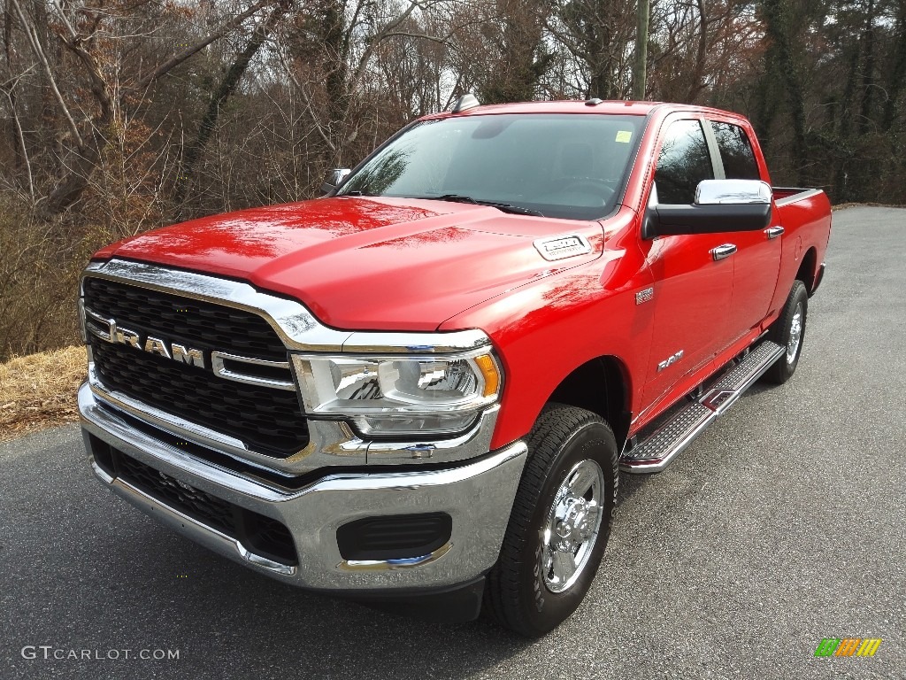 2022 2500 Big Horn Crew Cab 4x4 - Flame Red / Black/Diesel Gray photo #2