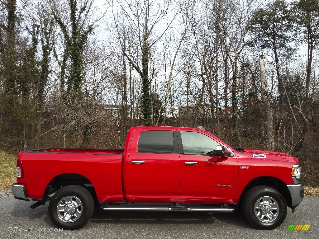 2022 2500 Big Horn Crew Cab 4x4 - Flame Red / Black/Diesel Gray photo #5