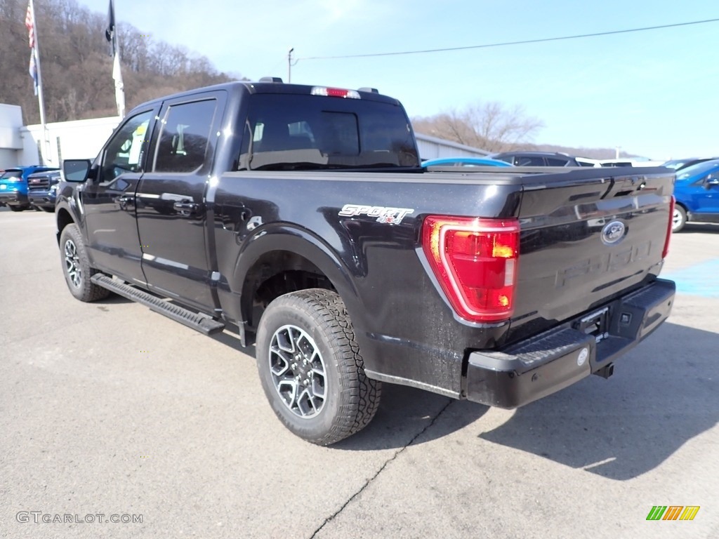 2023 F150 XLT SuperCrew 4x4 - Agate Black Metallic / Black photo #6
