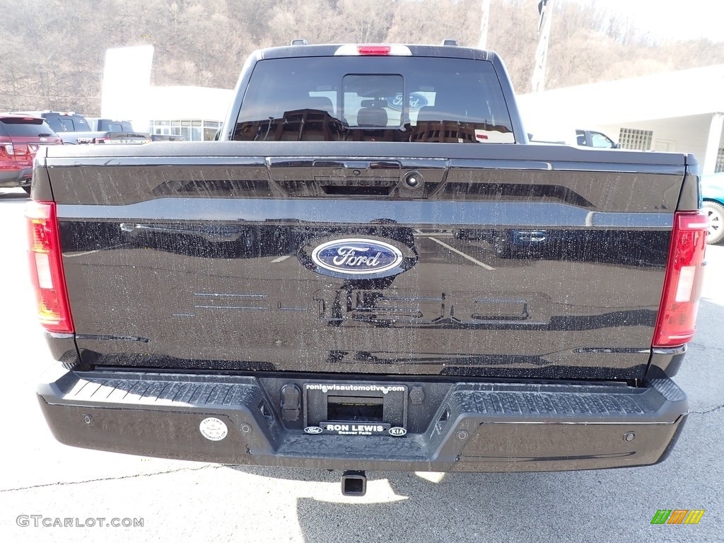 2023 F150 XLT SuperCrew 4x4 - Agate Black Metallic / Black photo #7