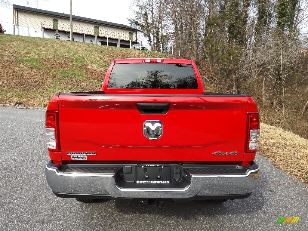 2022 2500 Big Horn Crew Cab 4x4 - Flame Red / Black/Diesel Gray photo #7
