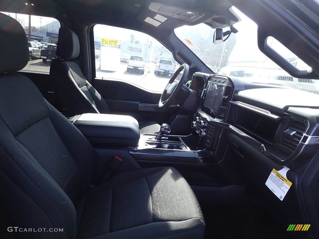 2023 F150 XLT SuperCrew 4x4 - Agate Black Metallic / Black photo #11