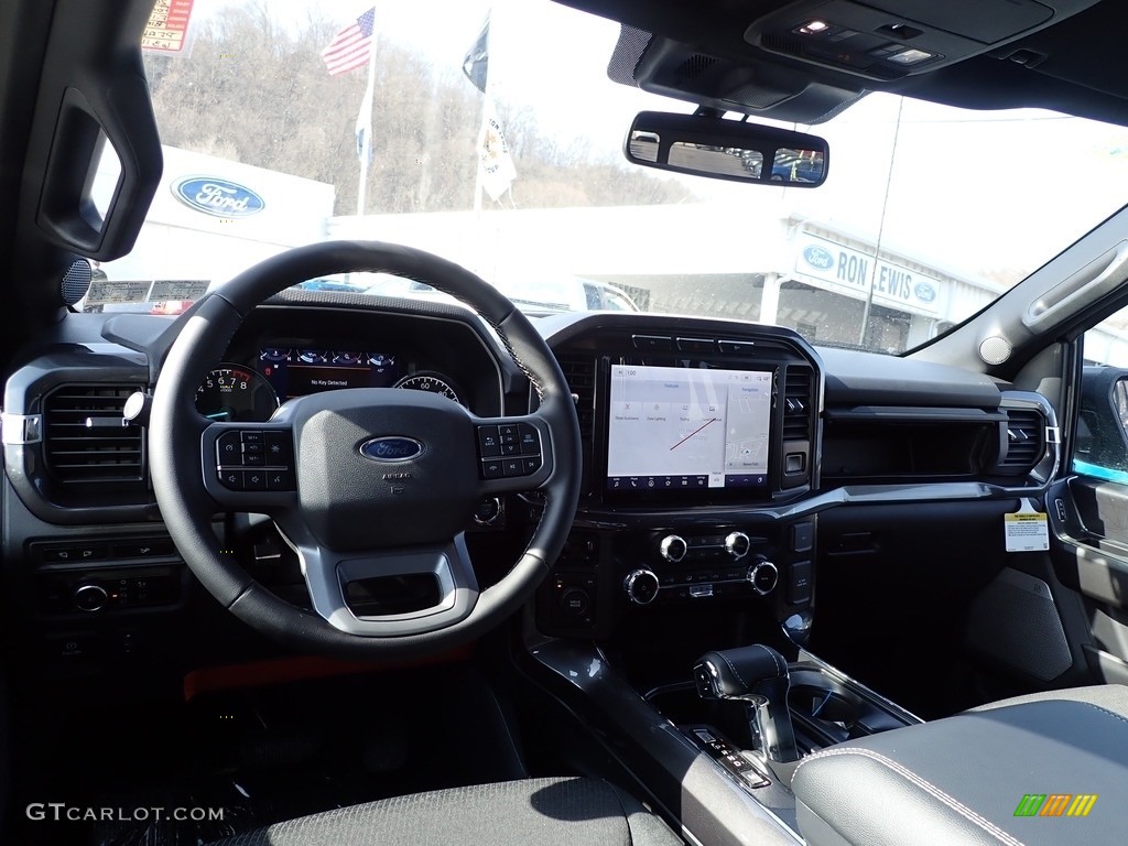 2023 F150 XLT SuperCrew 4x4 - Agate Black Metallic / Black photo #13
