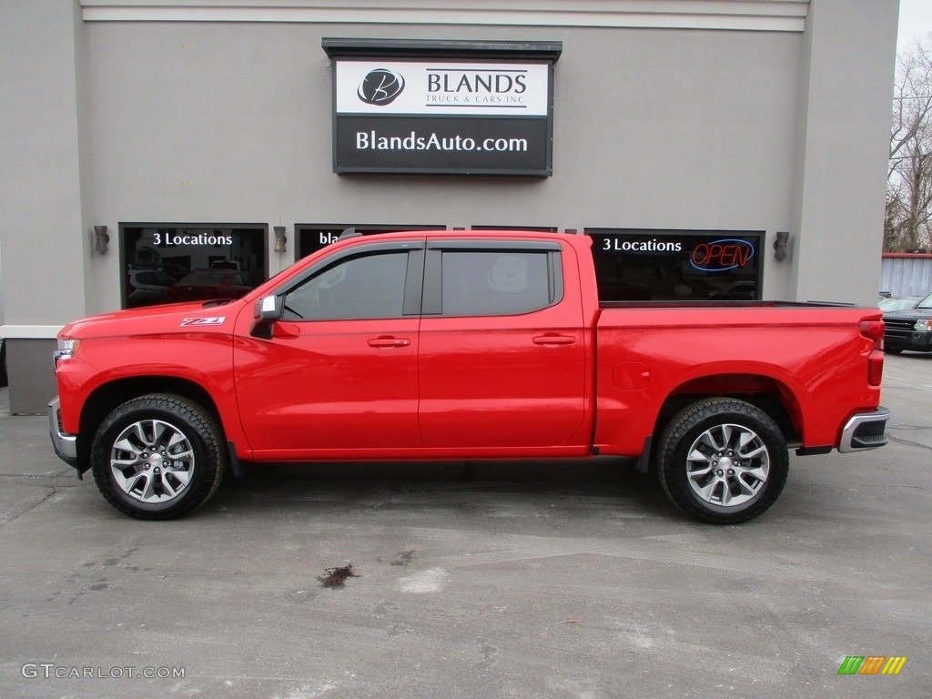 2022 Silverado 1500 Limited LT Crew Cab 4x4 - Red Hot / Jet Black photo #1