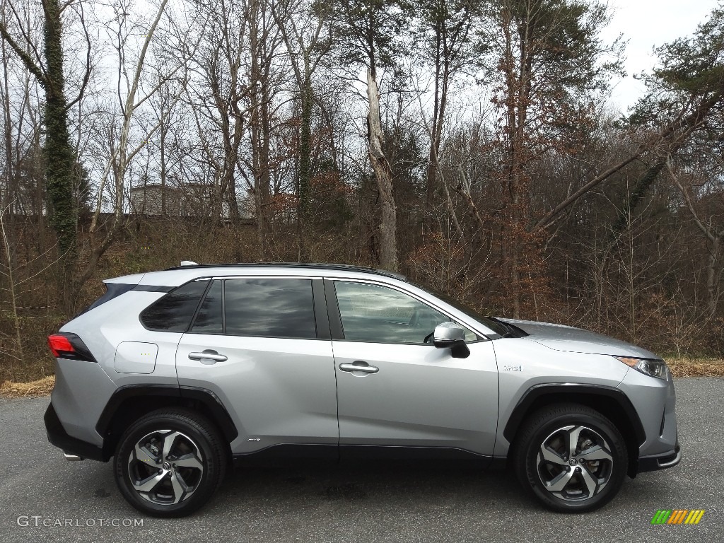 Silver Sky Metallic 2021 Toyota RAV4 Prime SE AWD Plug-In Hybrid Exterior Photo #145605408