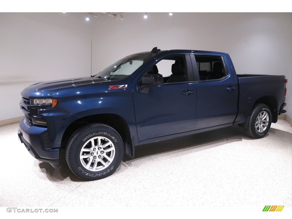 2019 Silverado 1500 RST Crew Cab 4WD - Northsky Blue Metallic / Jet Black photo #3