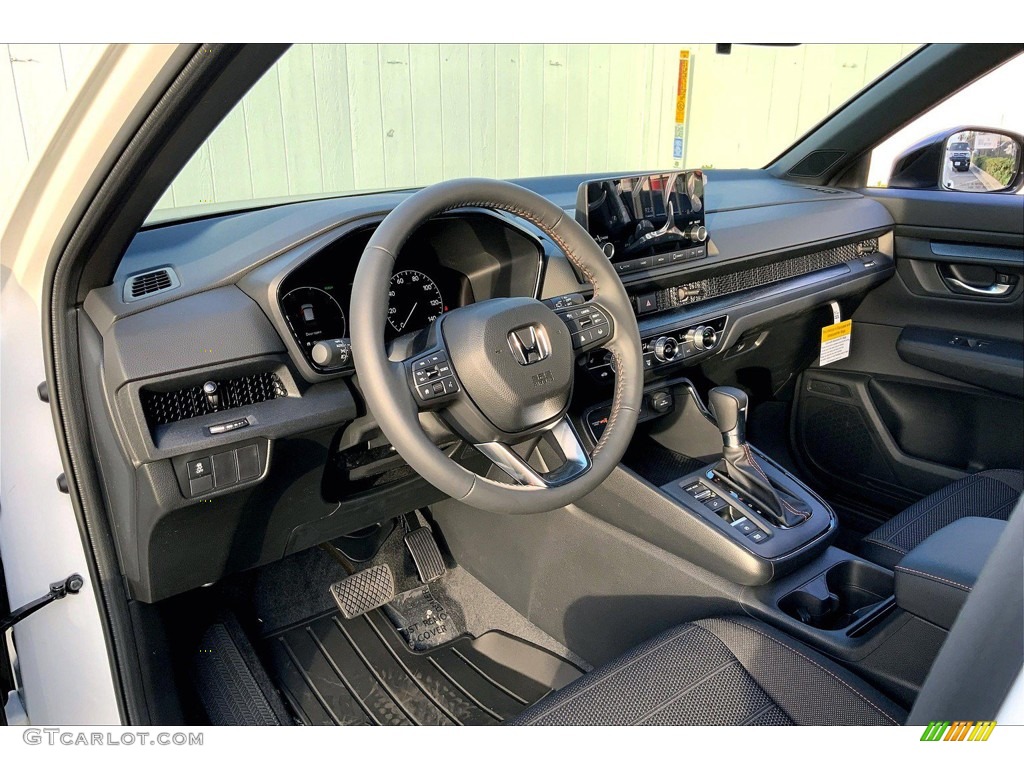 Black Interior 2023 Honda CR-V Sport AWD Hybrid Photo #145605703