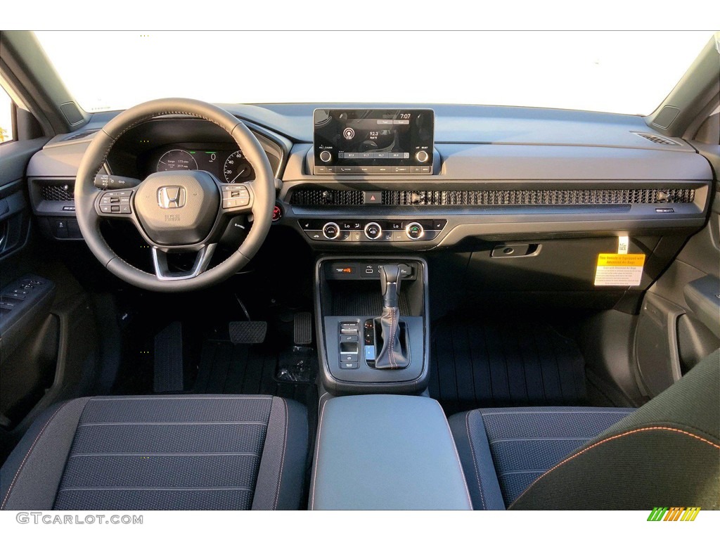 2023 Honda CR-V Sport AWD Hybrid Black Dashboard Photo #145605723