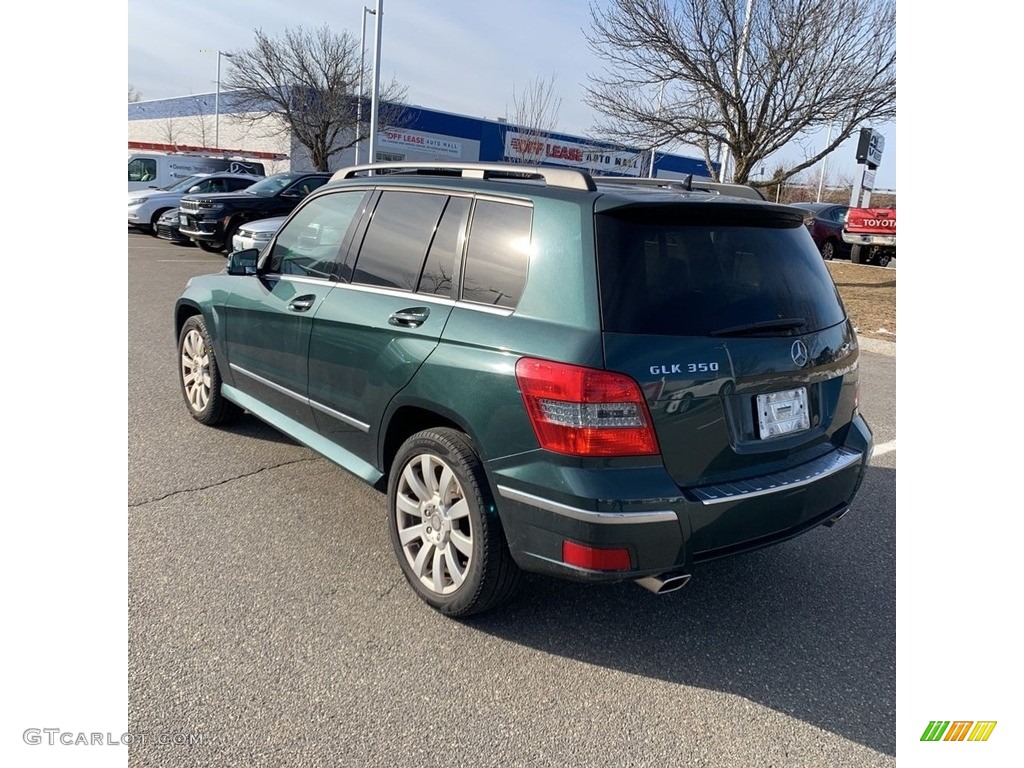 2010 GLK 350 4Matic - Jade Green Metallic / Almond/Black photo #2