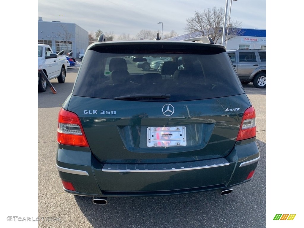 2010 GLK 350 4Matic - Jade Green Metallic / Almond/Black photo #3